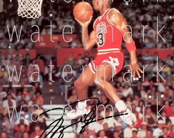Michael Jordan Autograph Photo - Etsy