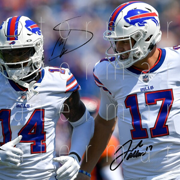 Josh Allen Buffalo Bills Signed Autograph 8x10 Photo – High Quality Reprint