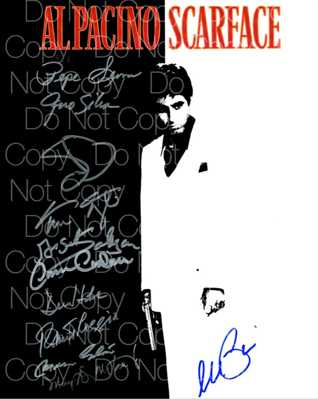 Scarface Al Pacino Signed 8x10 Photo Autograph - Etsy