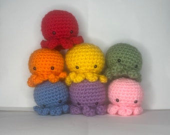 Amigurumi Octopus/ Crochet Small Octopus Plush
