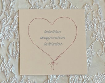 Intuition, Imagination, Initiative by Nabithoughts (Set of 2 Small Prints)