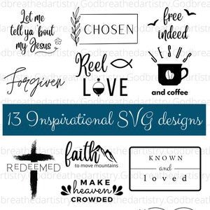 Inspirational Christian SVG Bundle