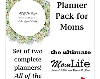 Planner Pack for Moms (two complete planners)