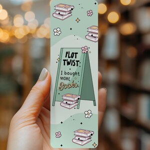 Plot Twist Bookmark | Soft Matte Laminated | Book Lover Gift