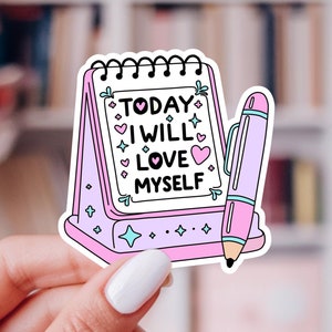 Self Love Bookish Stickers - Perfect Valentine’s Gift