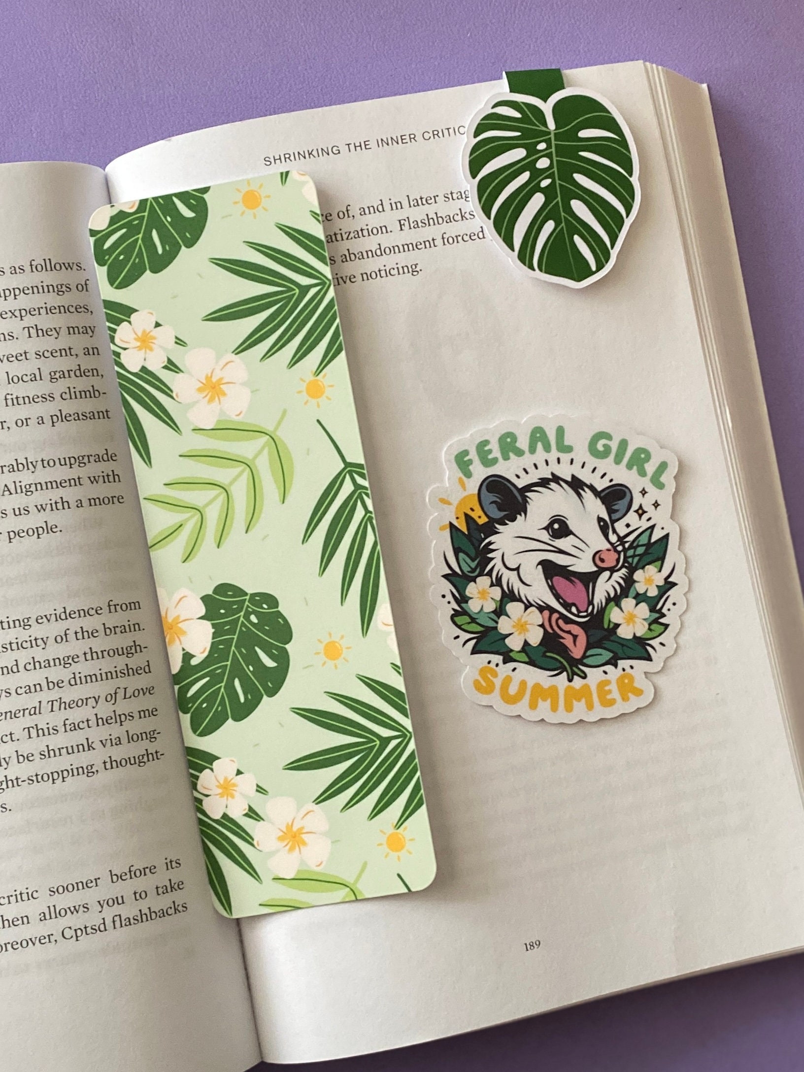 Summer Floral Laminated Bookmark | Plant Lover | Bookworm Gifts ...