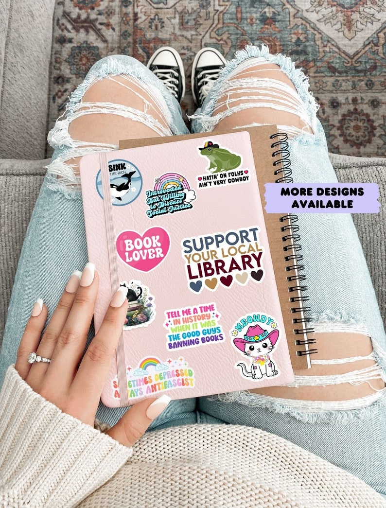 Support Your Local Library Sticker: Bookish Vinyl Decal - Etsy