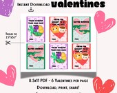 Instant Download School Valentines | Cute New Orleans Louisiana Theme | Printable Valentine’s Day Cards | Classroom Cards