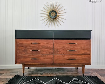 Refinished Mid-century Modern Dresser