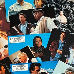Lot de 10 cartes d'exposition françaises Field of Dreams