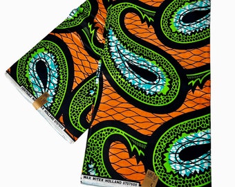 Tissu africain / Tissu imprimé Ankara / Vente en gros 6 Yards