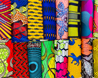 Random FAT QUARTER African Fabric  Bundle/ Craft Fabric/ Quilting Fabric/ Ankara Fat QUARTER Fabric