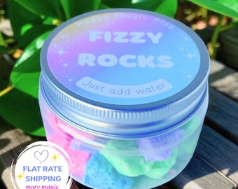 Rainbow Magic Fizzy Rocks Kids Sensory Science Kit Potion Play Party Favours