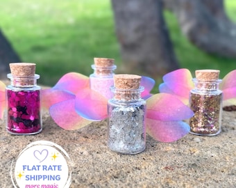 Fairy Bottle with Glitter: Potion Party Favour Tooth Fairy Gift for Kids