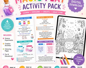 Potion Activity Pack Digital Download