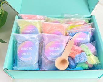 Kids Starter Fizzy Potion Pack: Potion Making Kit Gift Sensory Montessori Science Activity