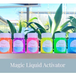 Magic Activator Liquid STEM Science Experiment Sensory Potion Fizzy Play