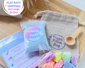 Potion Bag Party Favour Goodie Bag Activity for Kids Fizzy Science Sensory Play