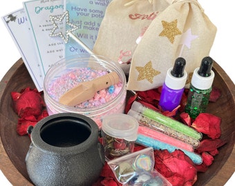 Deluxe Magic Potion Kit Sensory Fizz Potion Making Kit, Sensory Play  Outdoor Play STEM Mud Kitchen Gifts for kids Potion Play