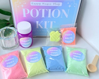 Kids Potion Gift Set: Fizzy Sensory Play Science Activity Montessori Learning