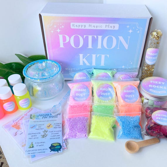 Kids Potion Gift Set Large: Sensory Fizzy Play Montessori Science Activity