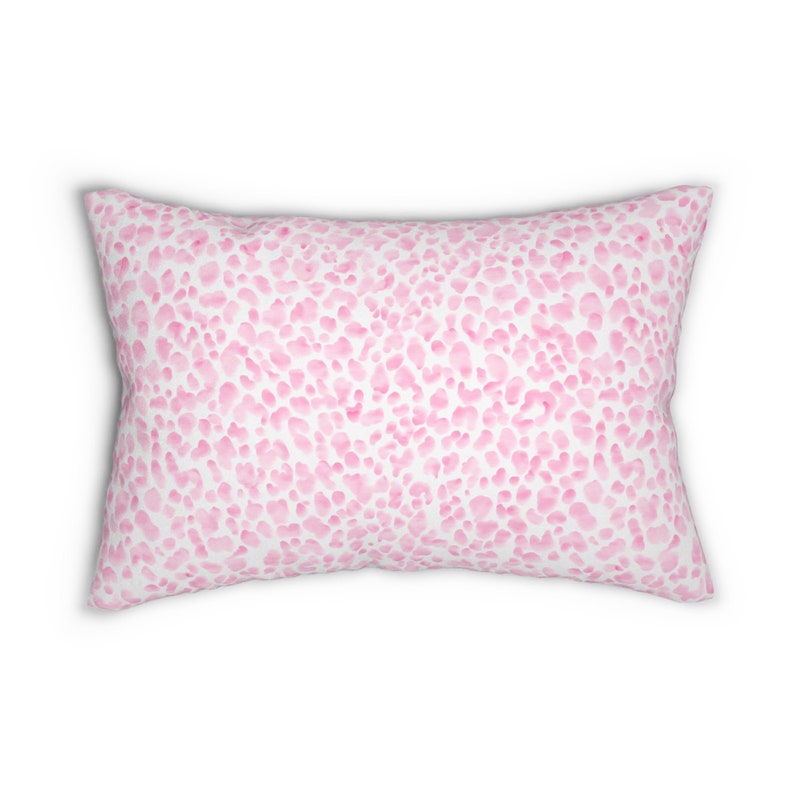 Southern Preppy Pink Cheetah Spots Nursery Pillow main image 0