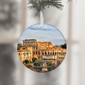 The Colosseum Rome  Souvenir, Ceramic Ornament Rome, Italy travel, Travel Souvenir, Vacation ornament, Italy Souvenir, Roma, Colosseo