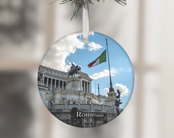 Altar of the Fatherland Rome Souvenir, Ceramic Ornament Rome, Italy travel, Travel Souvenir, Vacation ornament, Italy Souvenir, Roma,