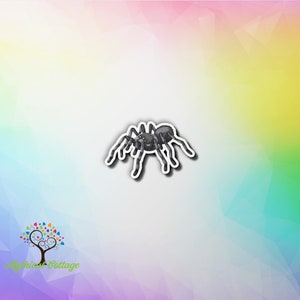 Black Tarantula Water Resistant Vinyl Sticker