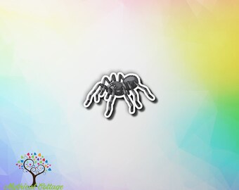 Black Tarantula Water Resistant Vinyl Sticker