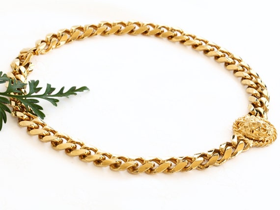 Vintage Anne Klein Couture Goldfilled Lion Neckla… - image 10