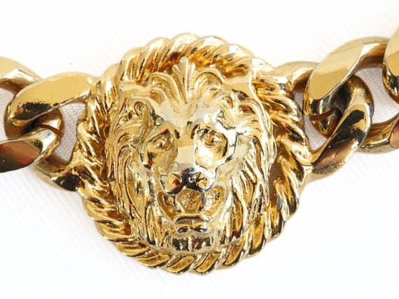 Vintage Anne Klein Couture Goldfilled Lion Neckla… - image 8