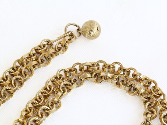 Vintage Mirror Pendant Necklace, Kenneth Jay Lane… - image 7