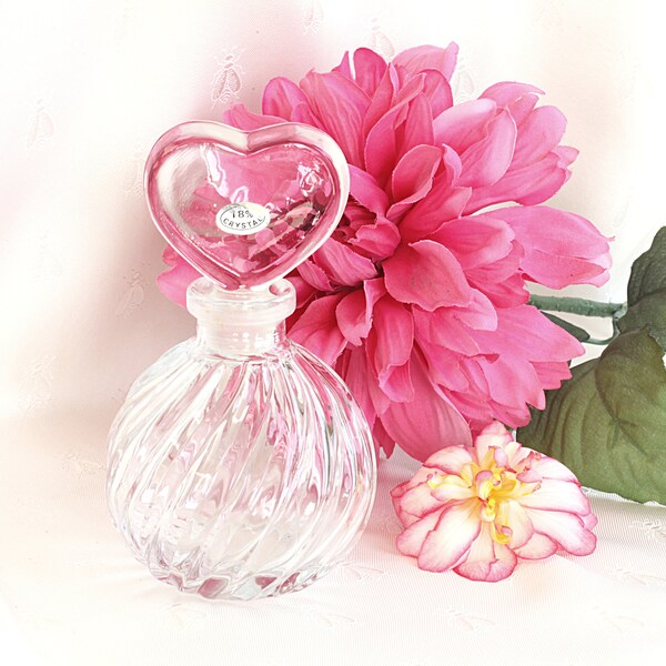 Heart Perfume Bottle Etsy