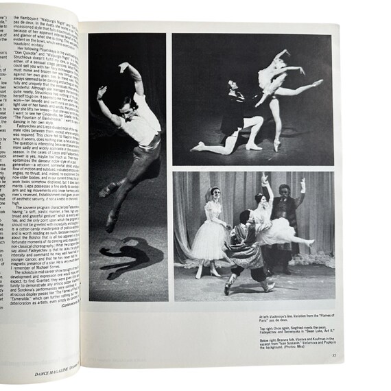 Vintage Dancemagazine October 1973, Daniel Levins Billy the Kid