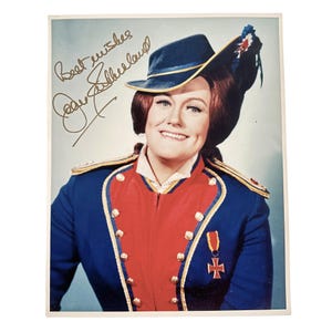 Joan Sutherland Autographed Photograph 1960s, Opera the Daughter of The Regiment, Photo by Louis Melancon