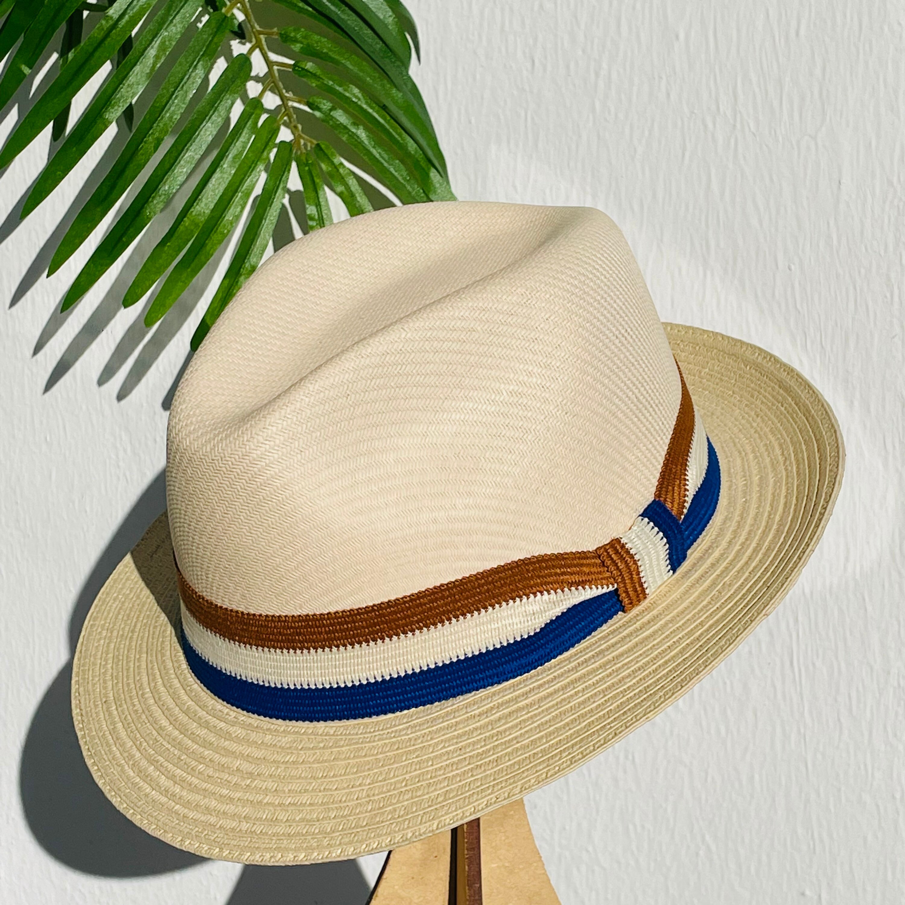 Hybrid Short Brim Fedora 3-tone | Etsy 