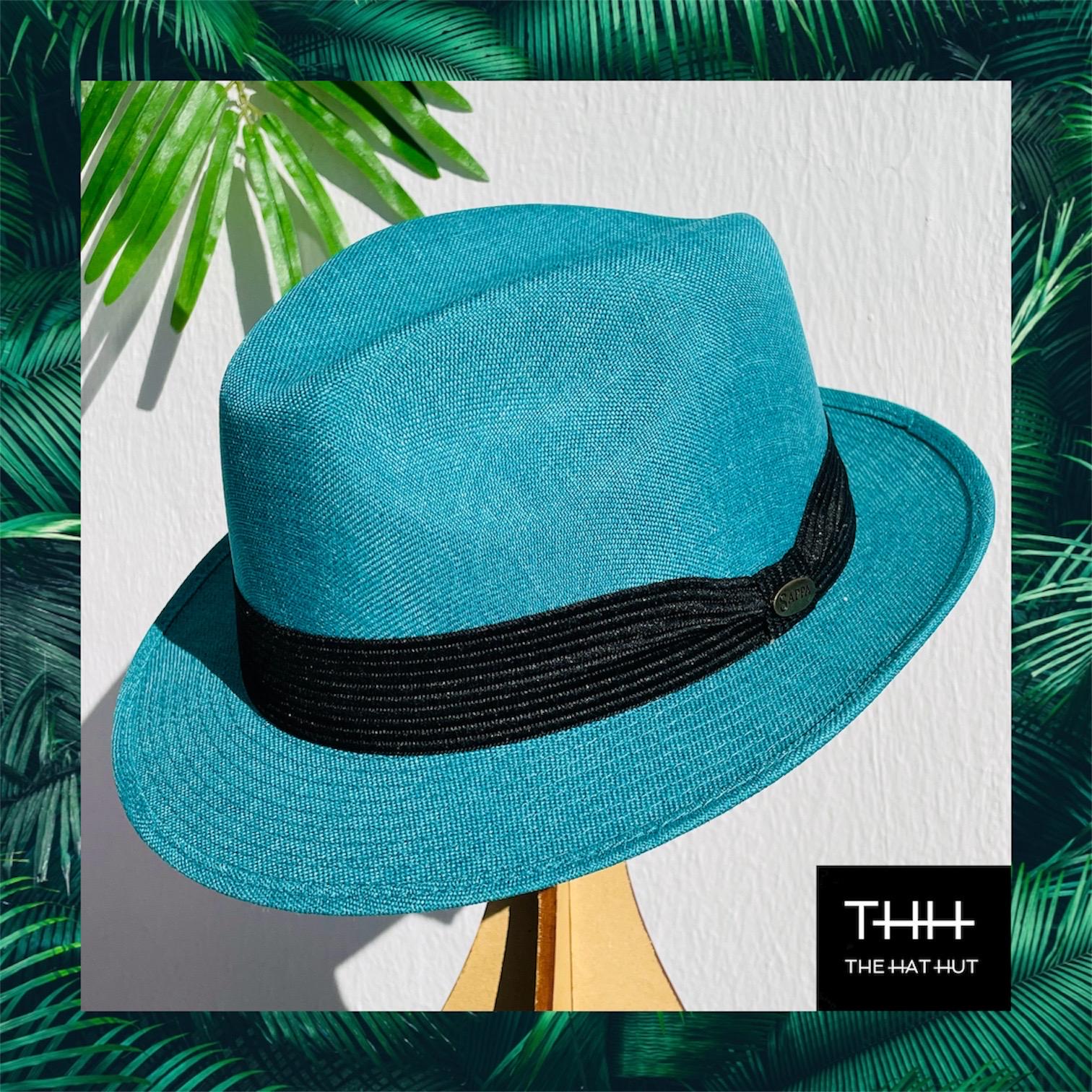 Aqua Fedora - Etsy
