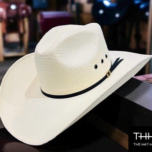 Cowboyhatt Vitt halm