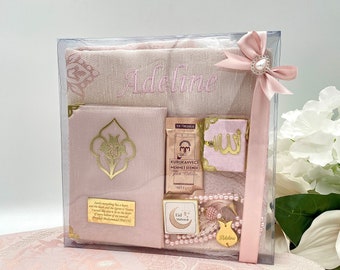 Islamic Gift Set, Prayer Mat Gifts, Yaseen Tasbeeh Gift Box, Muslim Gift, Eid Gift, Wedding Gift, Umrah Hajj Mubarak, Nikkah Favors