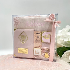 Islamisches Geschenkset, Gebetsteppich-Geschenke, Yaseen Tasbeeh-Geschenkbox, muslimisches Geschenk, Eid-Geschenk, Hochzeitsgeschenk
