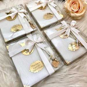 Islamic Dua Book Tasbih Set, Islamic Wedding Favors, Birthday Favors, Hajj Gift, Ameen Favors, Graduation Gift, Nikkah Favors, Islamic Gifts