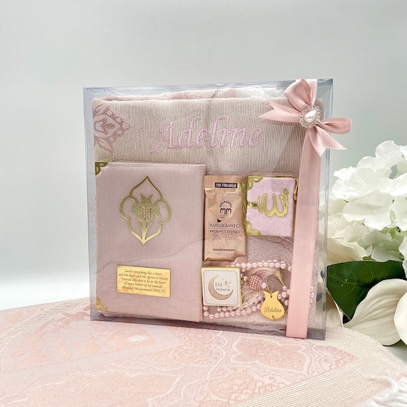 Islamic Gift Set, Prayer Mat Gifts, Yaseen Tasbeeh Gift Box, Muslim Gift, Eid Gift, Wedding Gift, Umrah Hajj Mubarak, Nikkah Favors