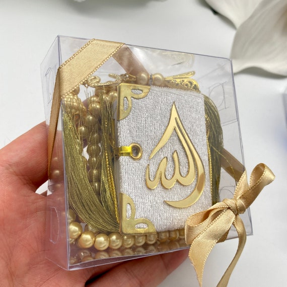 Islamische Geschenke, Mini-Koran-Tasbih-Geschenkset, Hochzeitsgeschenke,  islamische Partygeschenke, muslimisches Hochzeitsgeschenk - .de