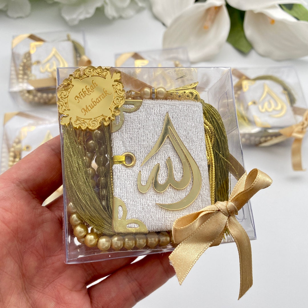 Islamic Gifts, Mini Quran Tasbih Gift Set, Wedding Favors, Islamic