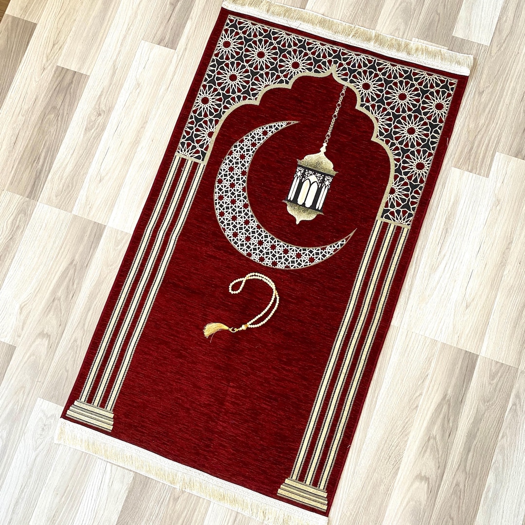 Custom Prayer Rugs Personalized Prayer Rug Gift Set: Yaseen Book, Tasbih, Islamic Gift - Etsy
