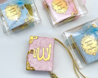 Mini cadeaux islamiques du Coran, Coran arabe, baby shower islamique, cadeau Ameen, cadeaux de l'Aïd, cadeaux de baby shower, coffret cadeau islamique, cadeaux du ramadan