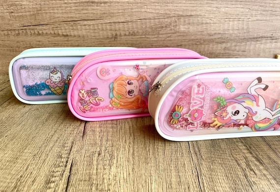 1 Pc) Kawaii 3D Hard Shell Pencil Case, Pencil Box and Big Pencil Box Set  for