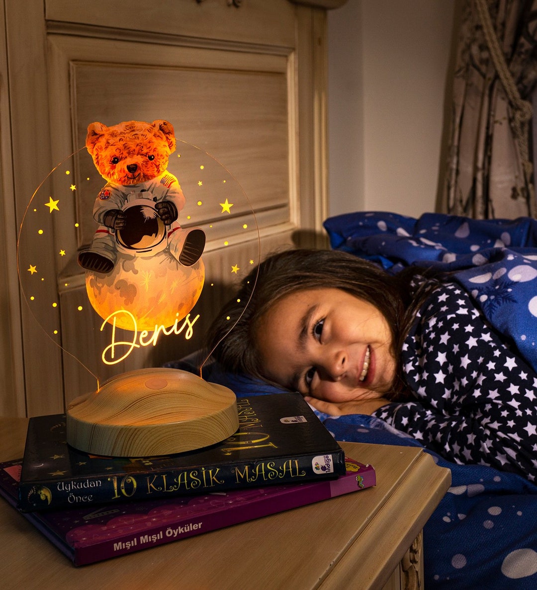 Baby Gift Teddy Bear Night Light Teddy Bear Etsy