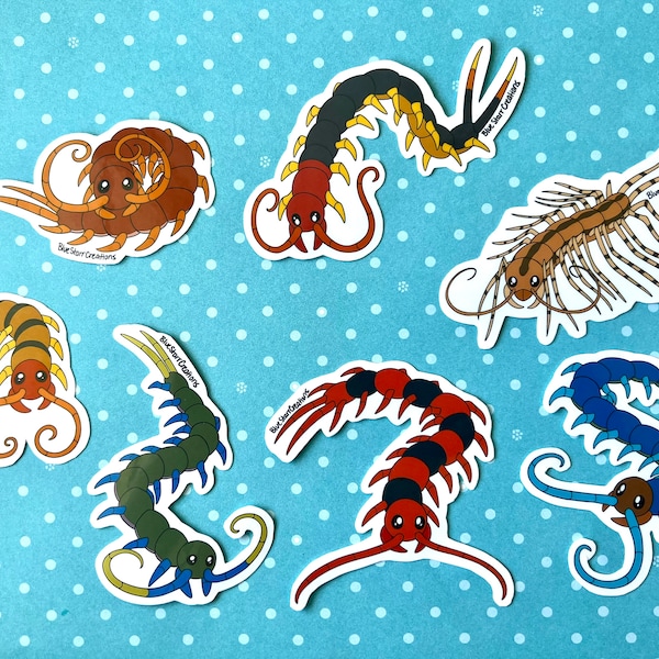 Centipedes Sticker Pack